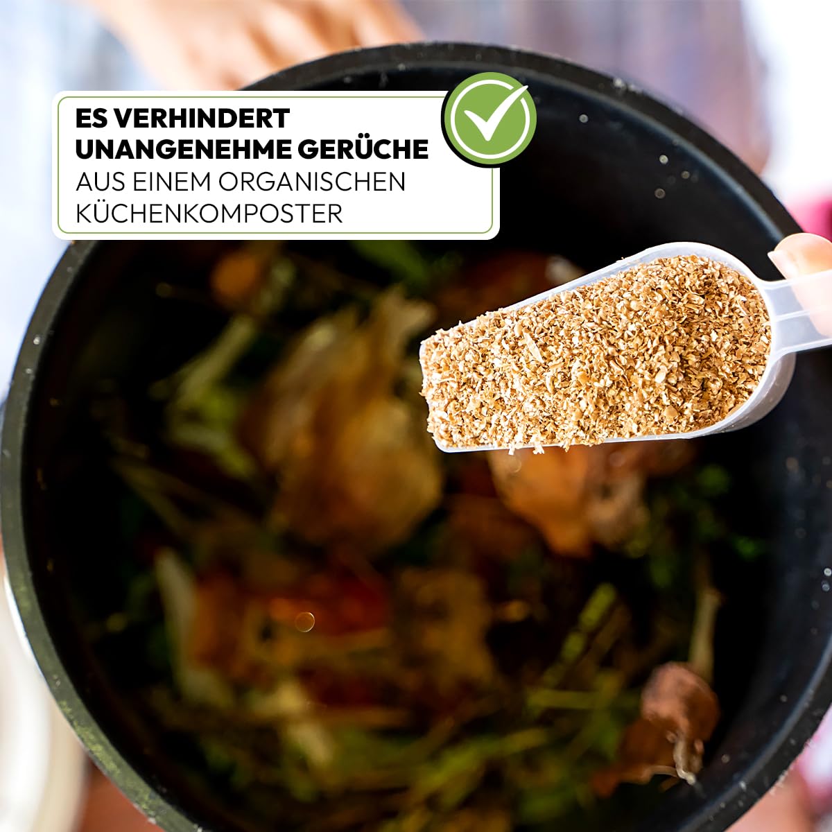 Skaza Kompostaktivator Bokashi Organko – mit Effektive Mikroorganismen (EM) für Biomülleimer Küche und Komposteimer Küche Bokashi Organko und Essential (5)