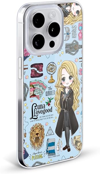 Head Case Designs Licenciado Oficialmente Harry Potter Patrón Luna Reliquias de la Muerte XXXVII Caso Funda de Gel Suave Compatible con Apple iPhone 12 / iPhone 12 Pro - 4