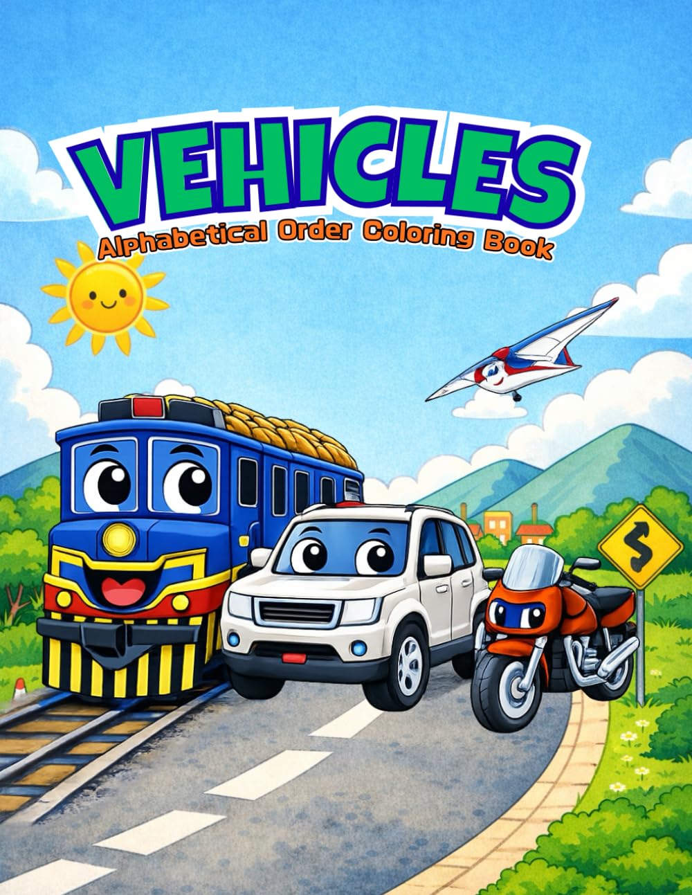 VEHICLE: Alphabetical Order Coloring Book