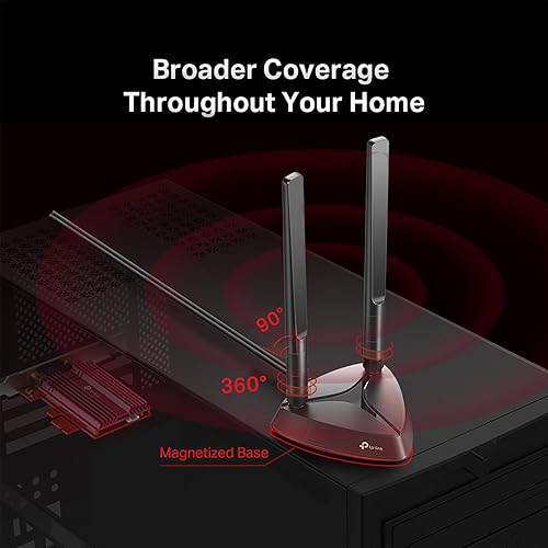 Miniatura 4 de TP-Link Tarjeta WiFi WiFi 6 AX3000 PCIe Archer TX3000E hasta 2400 Mbps Bluetooth 52 80211AX adaptador inalámbrico de doble banda con MU-MIMO OFDMA