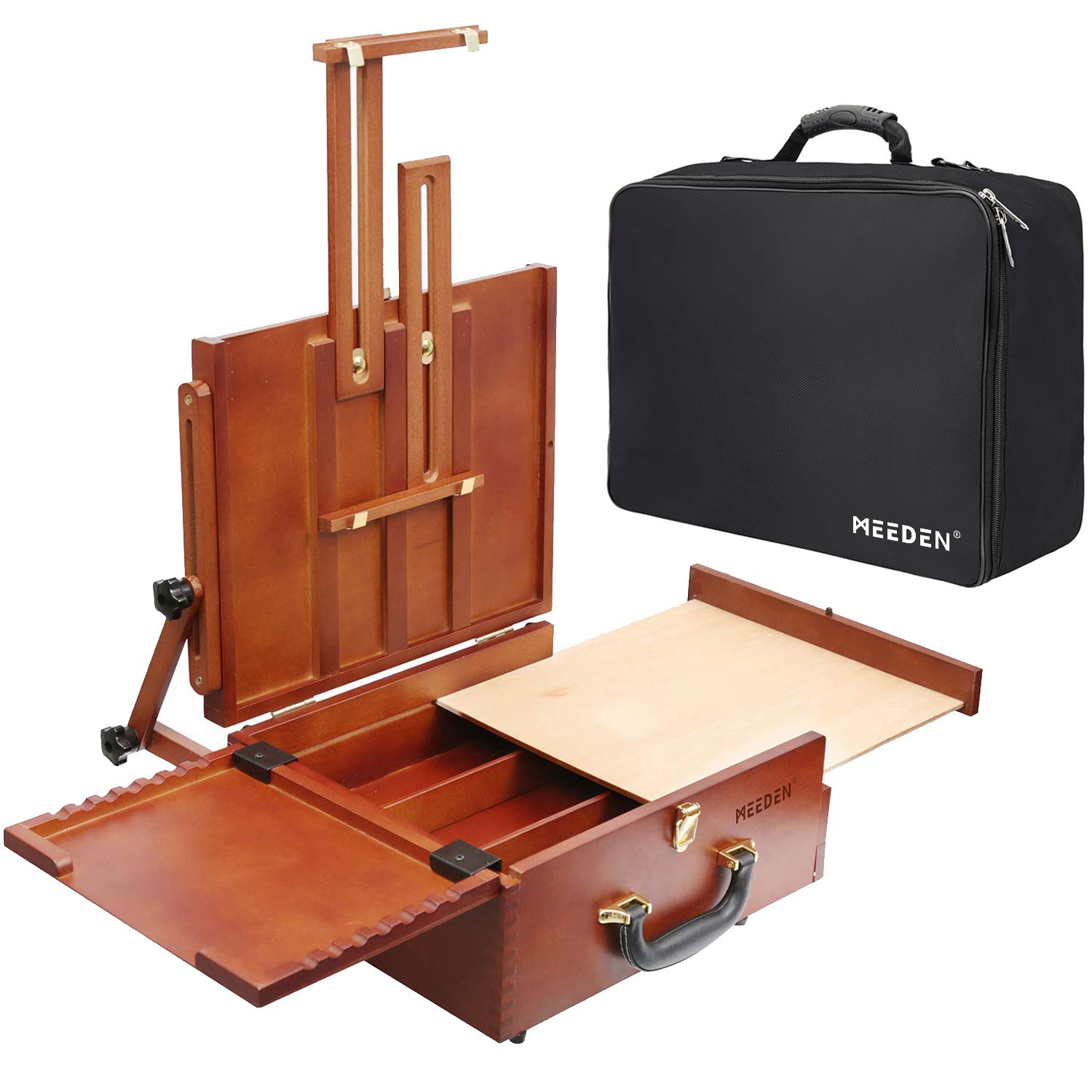 MEEDEN Ultimate Pochade Box,Lightweight and Portable French Easel Box