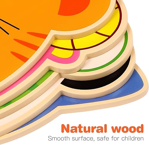 Miniatura 4 de TOYANDONA Juego de croquet para niños para 2 jugadores, juego de croquet de animales de madera, actividades al aire libre, actividades con mazos de