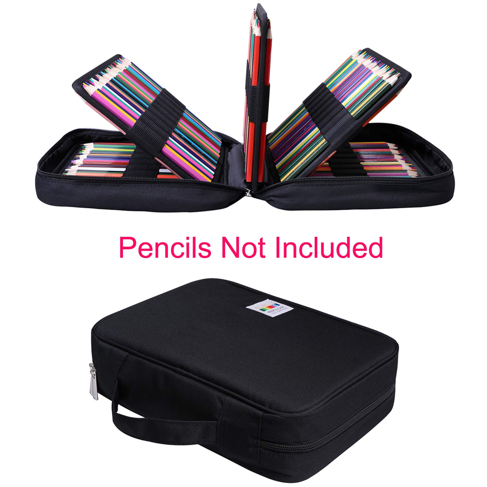 Astuccio 220 scomparti portapenne, penne, penne gel, organizer, impermeabile, custodia da viaggio, cerniera portatile, portapenne, borsa per pittore, scrittore
