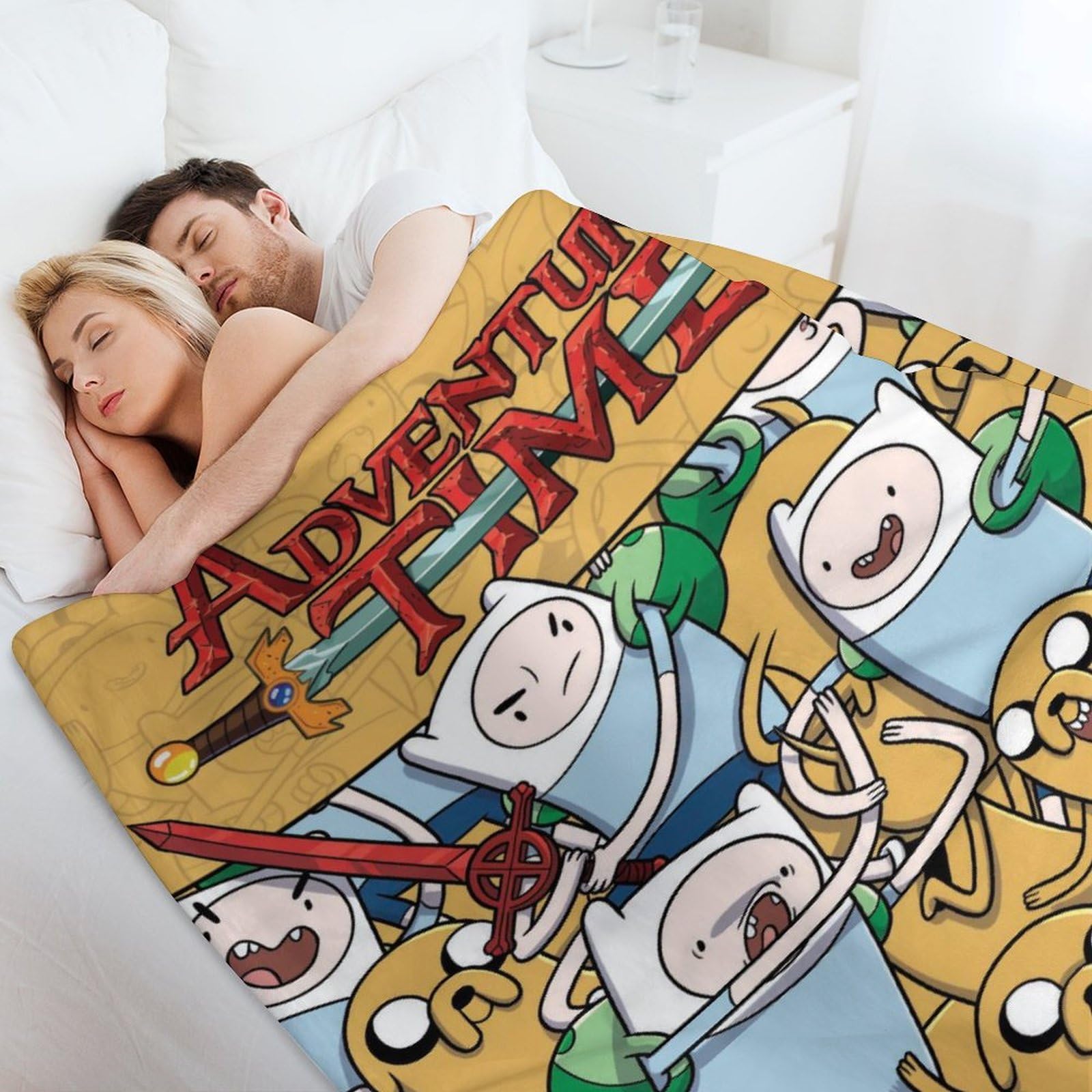 ブランケット4枚セット フィンとジェイクとのアドベンチャータイム (21) ブランケット 毛布
