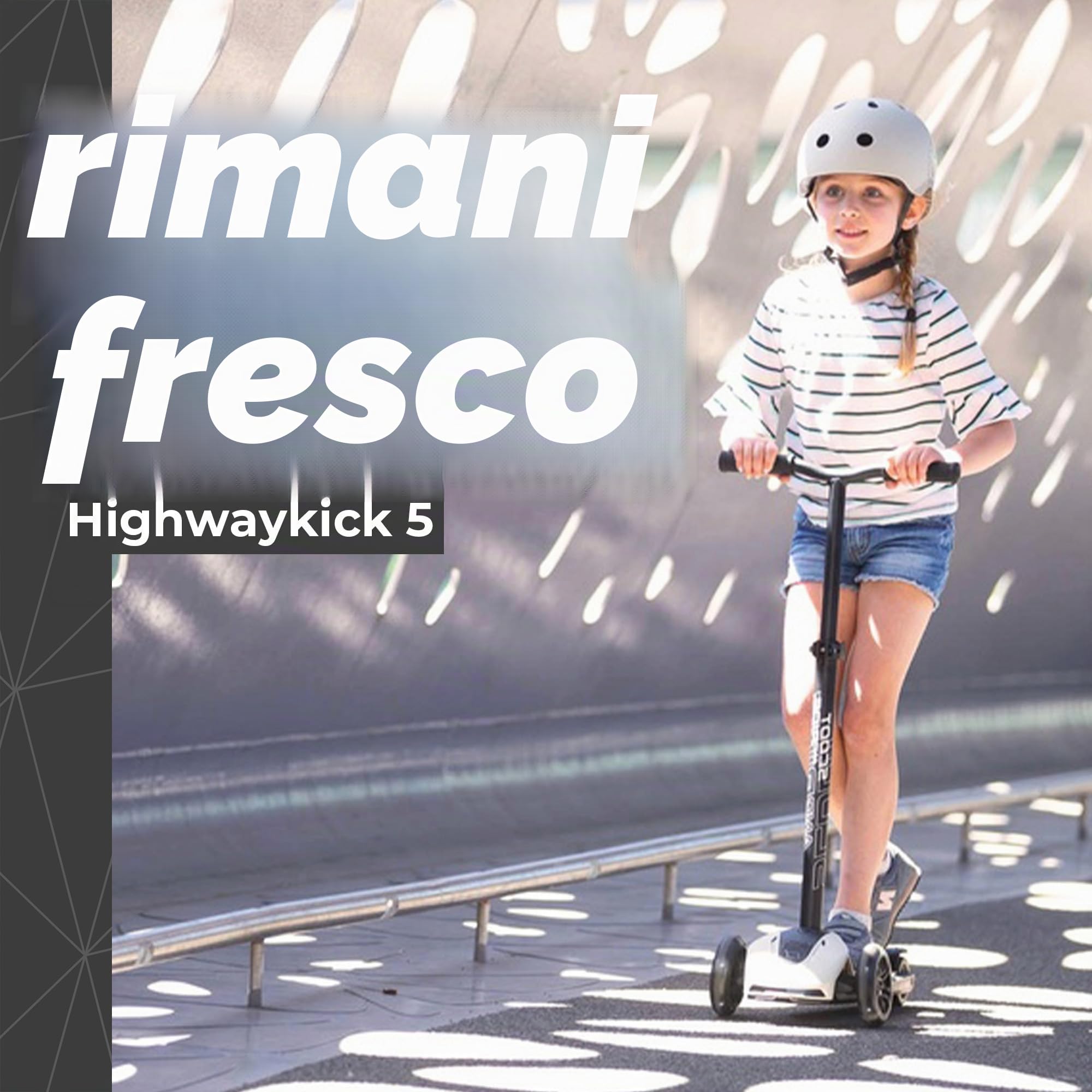 Scoot & Ride Highwaykick 96440 - Monopattino a 5 LED, in plastica/metallo, dimensioni: ca. 55 x 15 x 24 cm