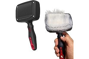 Premium Deshedding Brush for Huskies: Slicker & Undercoat Rake