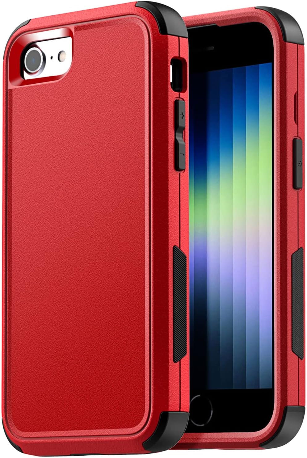 AICase Rugged Case for iPhone SE 3rd Gen (2022), 2nd (2020