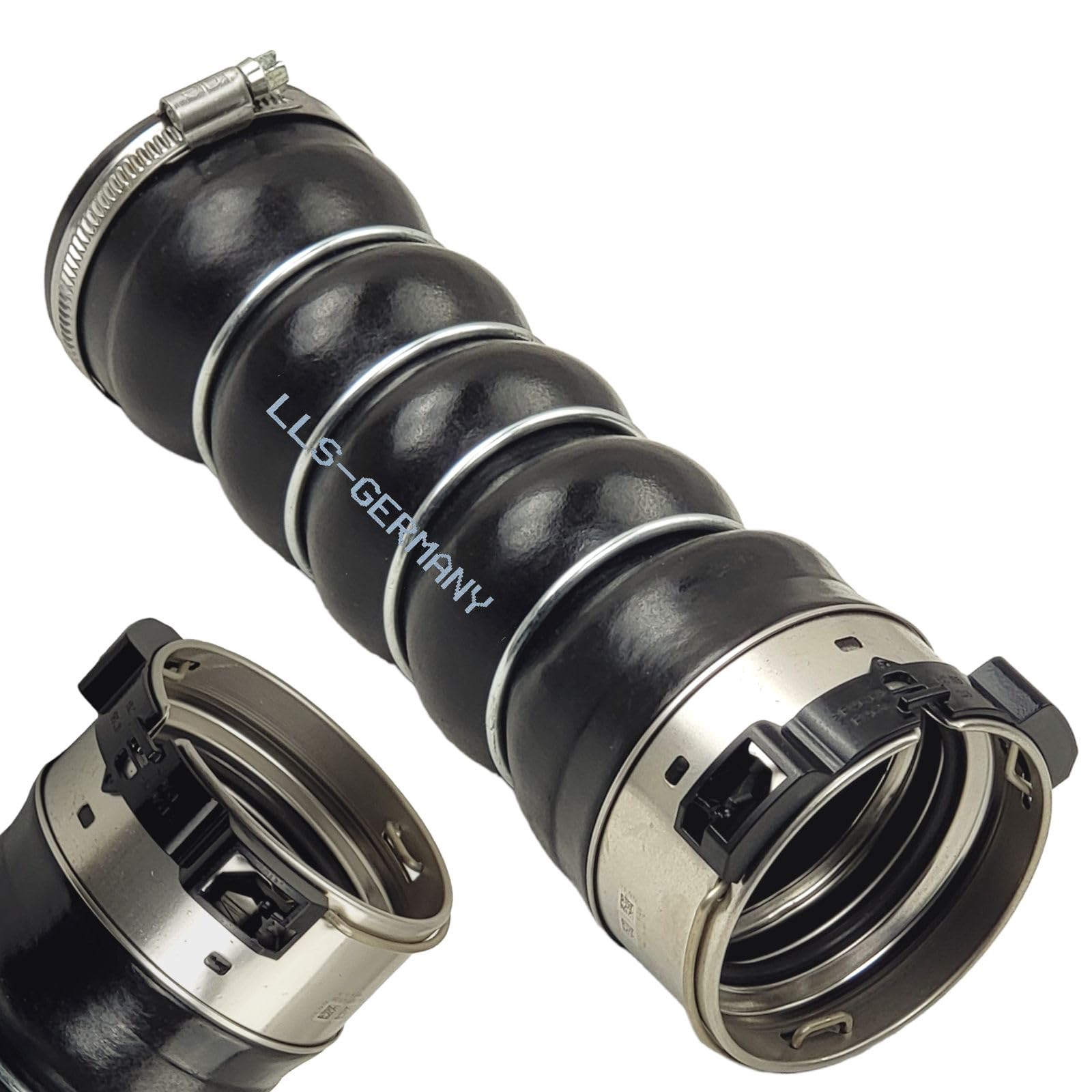LLS-GERMANY Tubo d'aria di carica compatibile con BMW 2 Active Tourer, Gran Tourer, Van (F45, F46) 216d, 216i, 218d, 218i, 220d, 220d xDrive, 220i, OEM: 13718616211, 11618675264, 13718655836, 16, 16