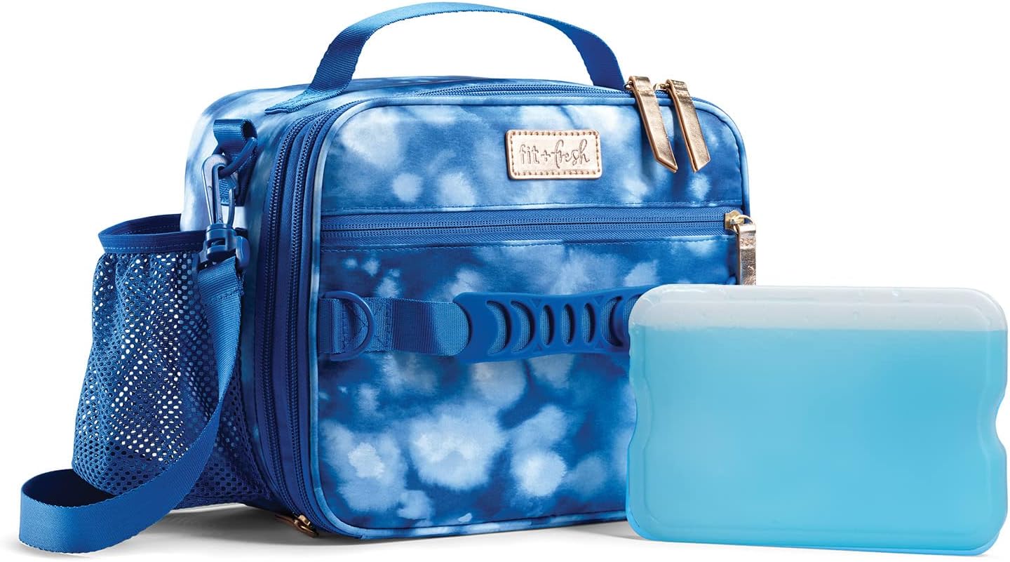 Fit & Fresh Josie Adult Insulated Lunch Bag with Side Pouch