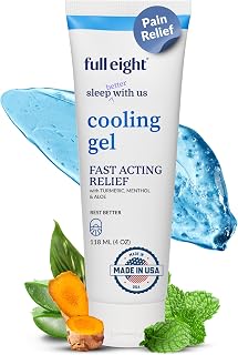 Cooling Gel - Fast-Acting Pain Relief Rub, Fast Absorbing Pain Gel, Safe for Kids & Pregnancy, Natural Topical Ache Relief Blend - Turmeric, Menthol, Aloe - Soothing Comfort, USA Made 4 oz