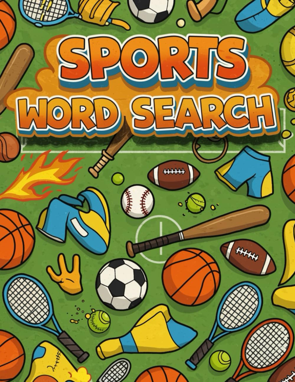 Sports Word Search: Featuring the Greatest Athletes in Sports History – A Fun and Challenging Word Search Puzzle Book for All Ages!