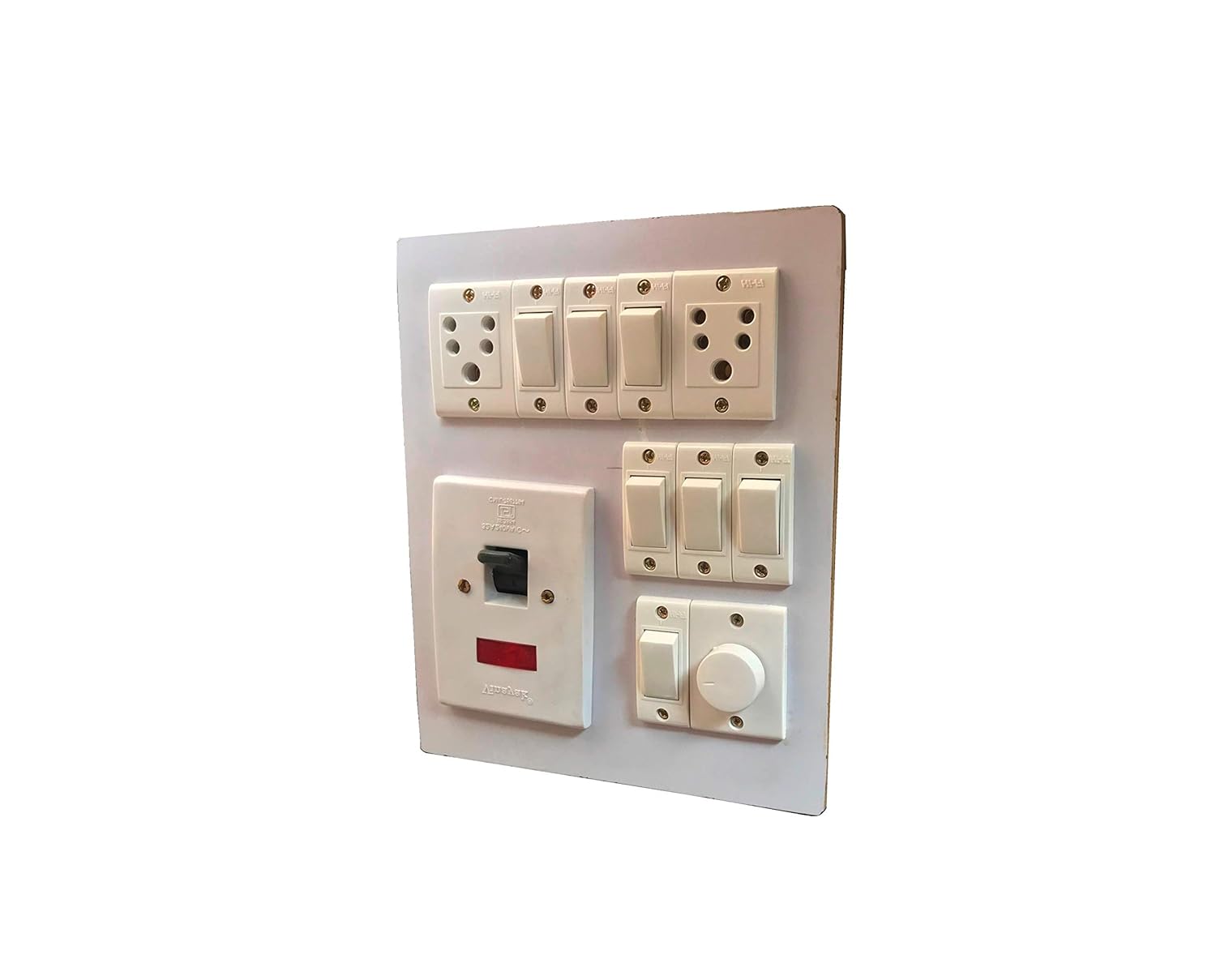 Buy Electric Switch Board (7 Switches,2 Sockets,1 DP,1 Regulator