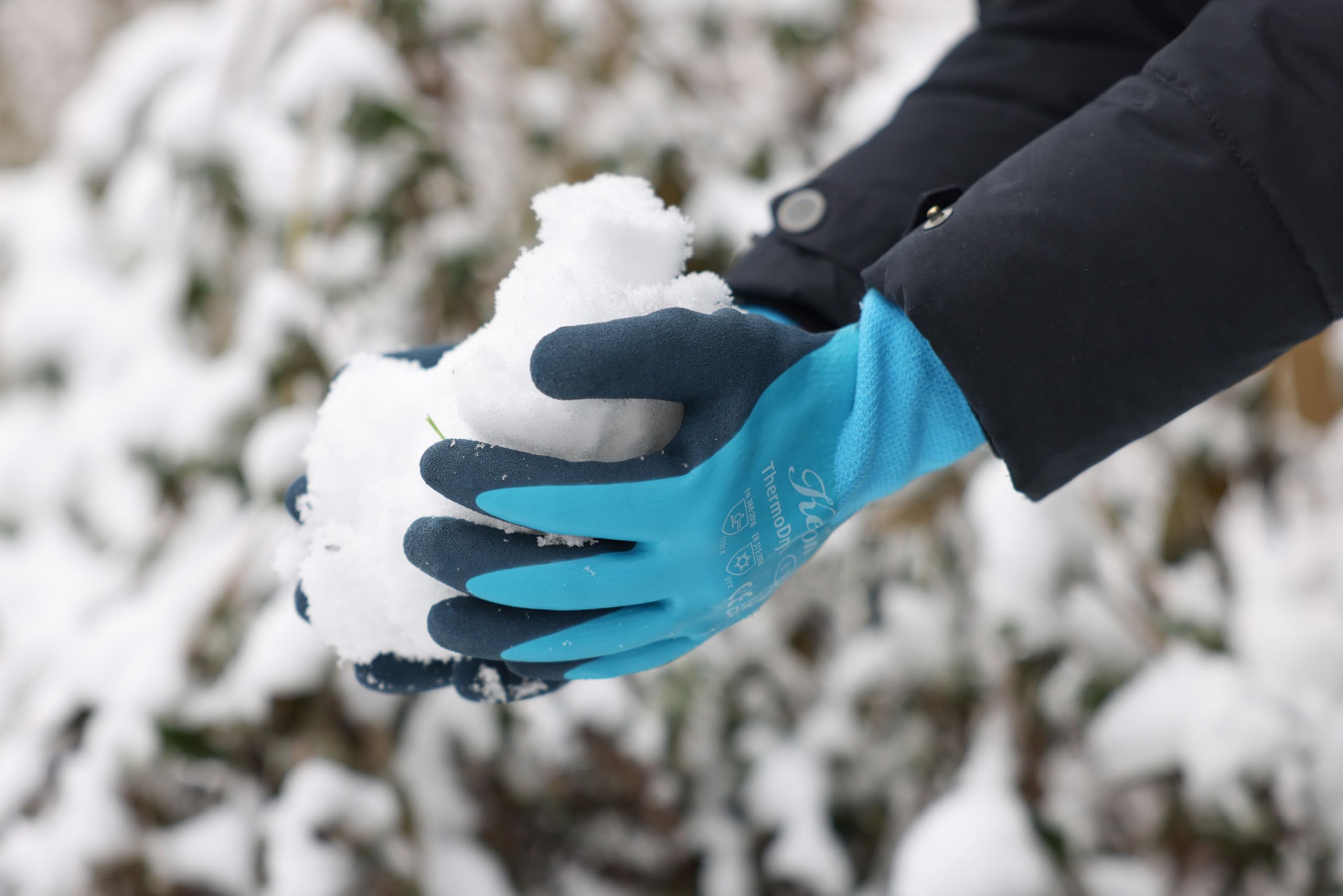 Keron ThermoDry I Winter Gloves 1-Ply Light Blue Size 9, lightblue, 9/L - Image 4