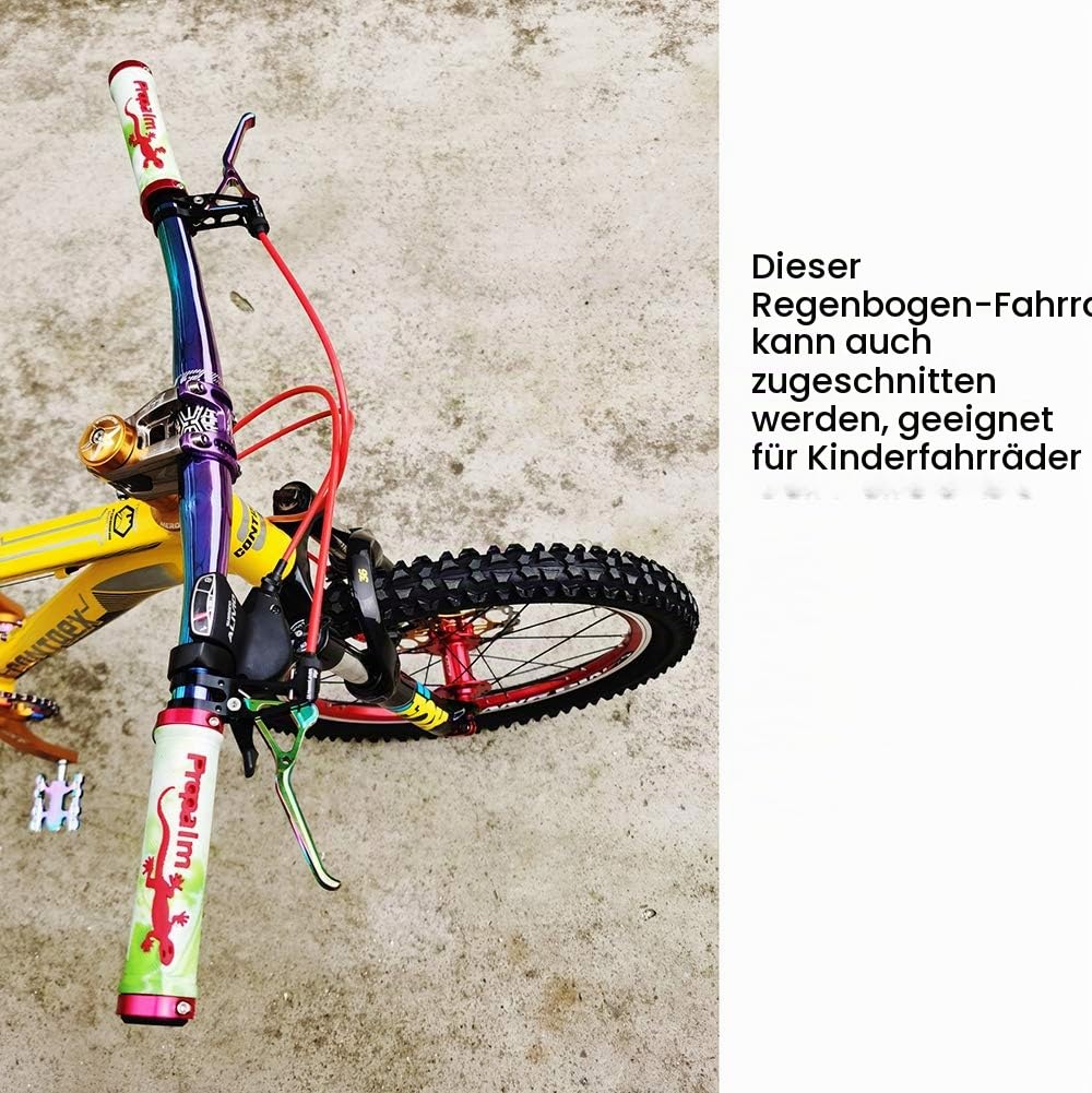 MTB Fahrrad Bunter Lenker AM XC DH Downhill Rennrad Rise Lenker Mountainbike Rennrad Regenbogenlenker 31,8 mm * 780 mm,A2