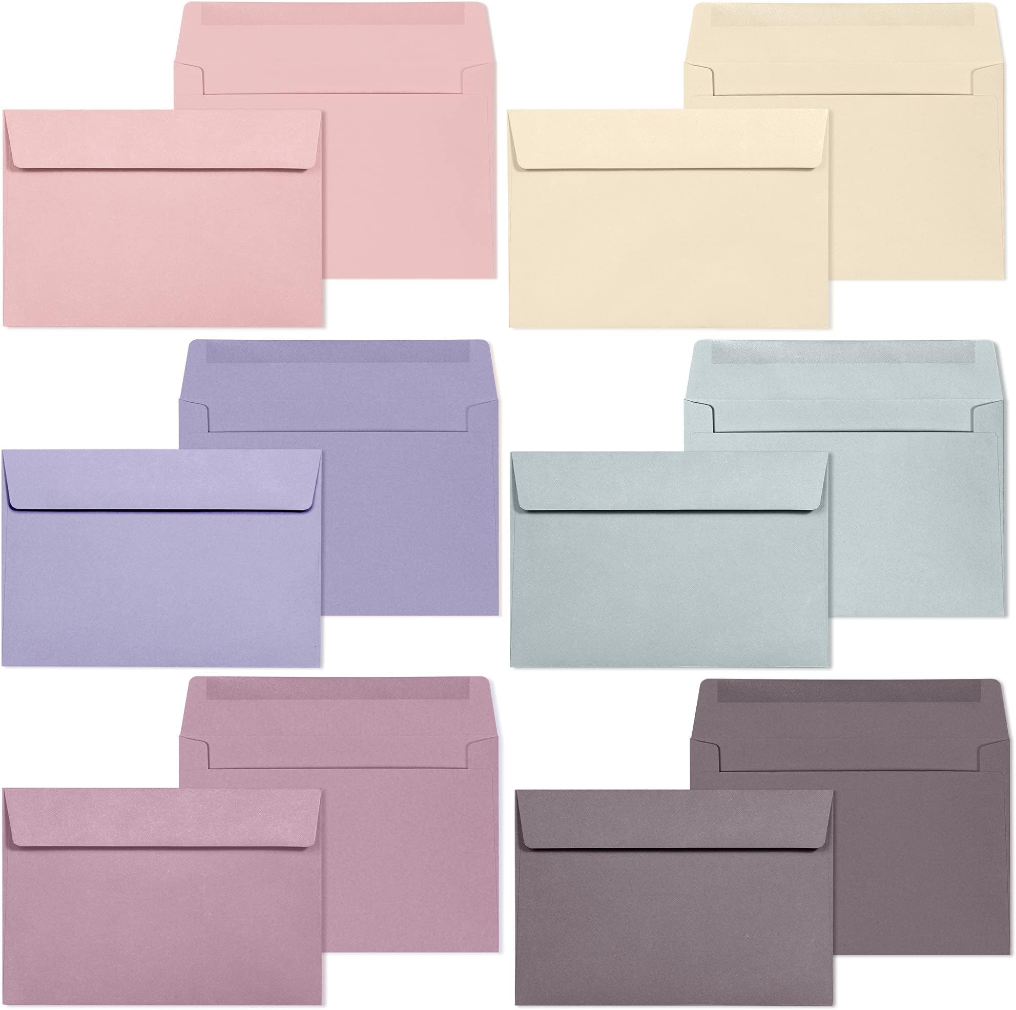 Muted Colored Envelopes