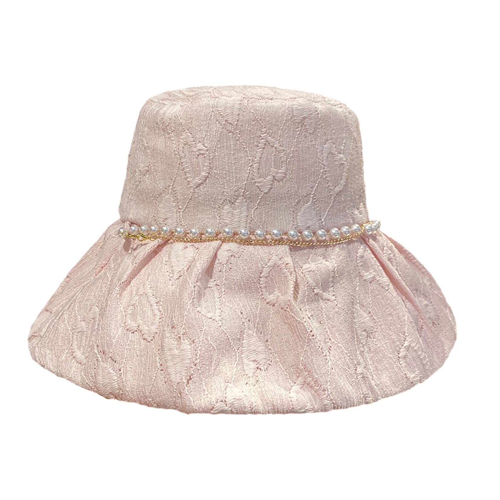 Damen Sommersonne Strohhut breiter Krempe Hut Faltbare Roll -Up -Up -Up -Strandhüte für Frauen Pink-56-58cm