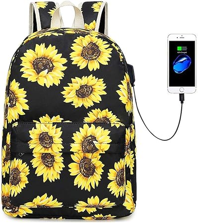backpack sunflower