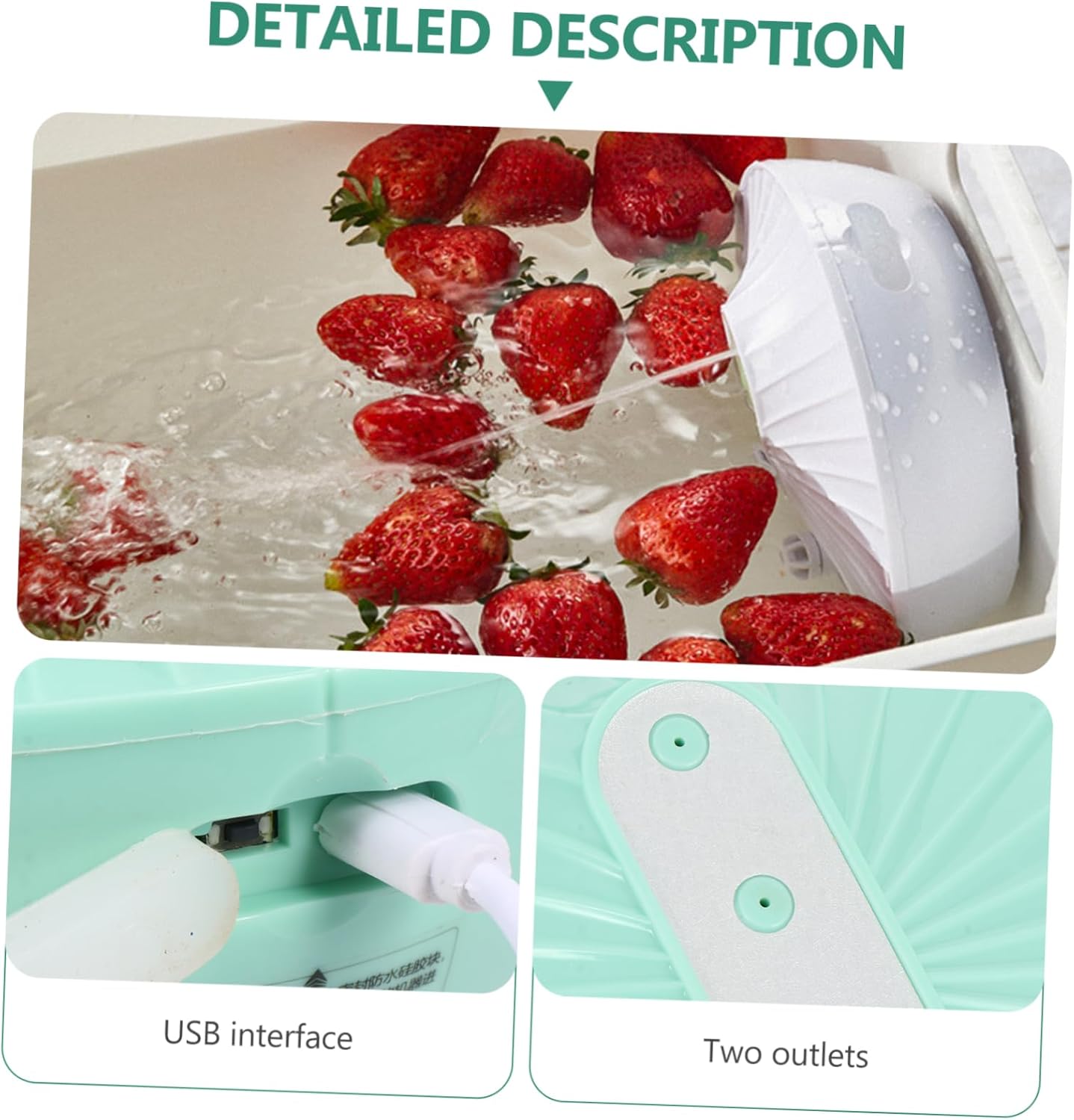 Mini Portable Usb Dishwasher High for Efficient Fast Dish Washing Automatic Shut down for Travel and Business Trips Macaron