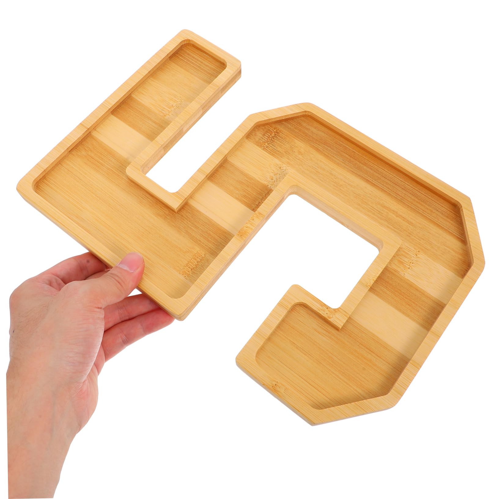 ULTECHNOVO 1juego Bandeja De Charcutería Grande Forma De Número Decoración De Año para Frutas Snacks y Resistente y para Reuniones Familiares