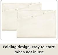 Vista 7 de Windyun 3 bolsas de repuesto para clasificador de ropa sucia hipotenusa, cesta de repuesto extraíble, bolsa organizadora de almacenamiento de Beige