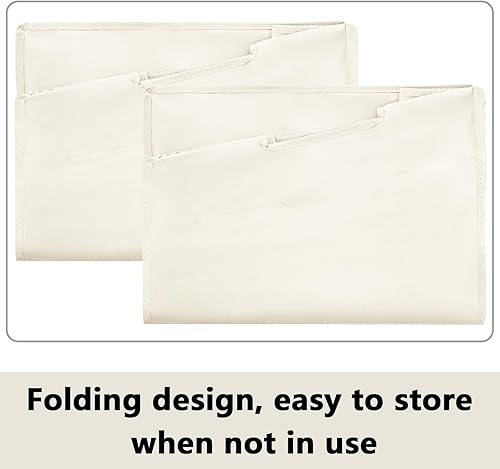 Miniatura 7 de Windyun 3 bolsas de repuesto para clasificador de ropa sucia hipotenusa, cesta de repuesto extraíble, bolsa organizadora de almacenamiento de