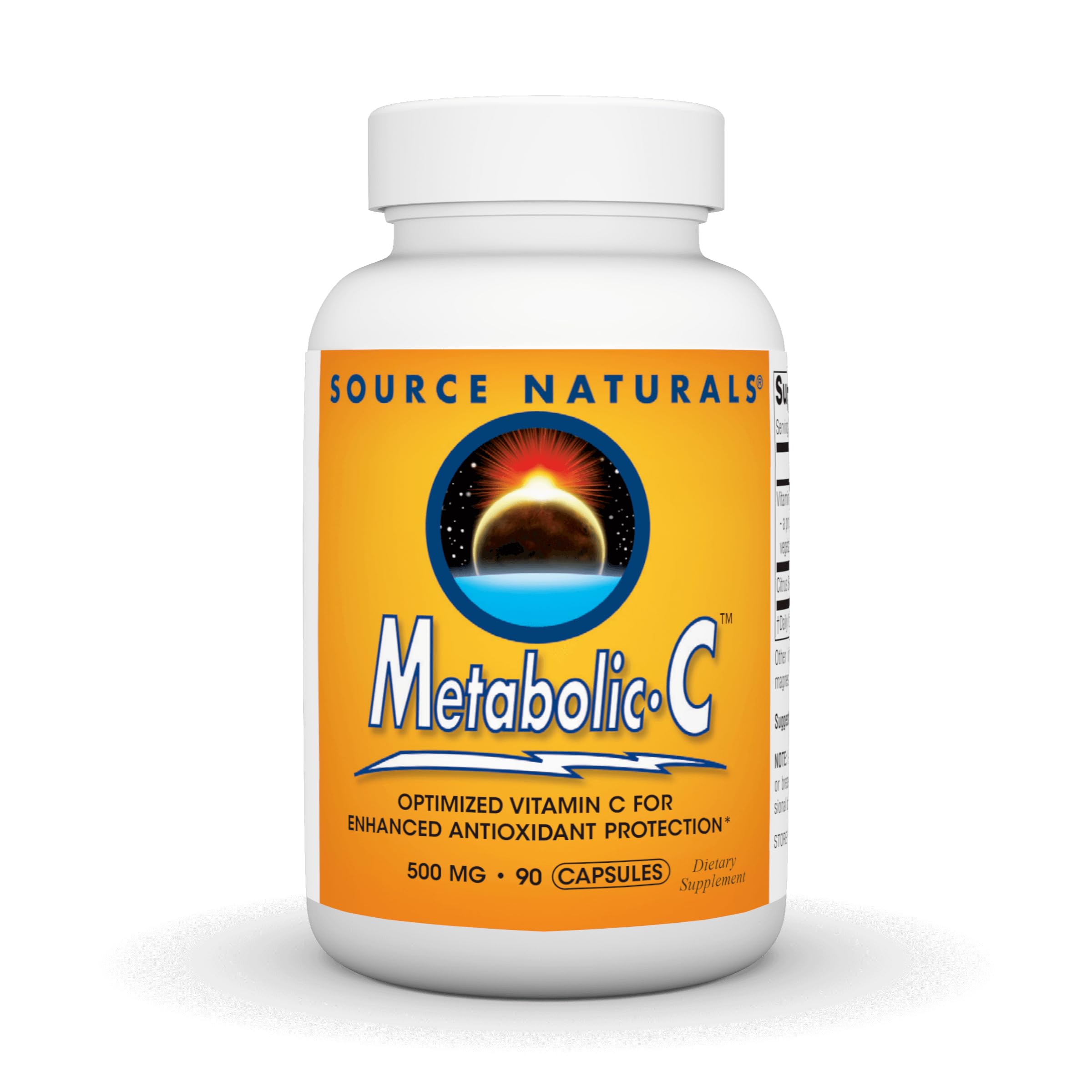 Source Naturals, Metabolic C - 500 mg - 90 Capsules 90 Count (Pack of 1)