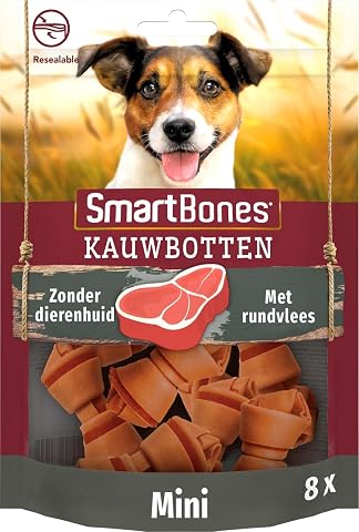 Smartbones Beef Mini Küçük Boy Sığır Etli Kemik 8'li, 128 Gr Köpek Ödülü