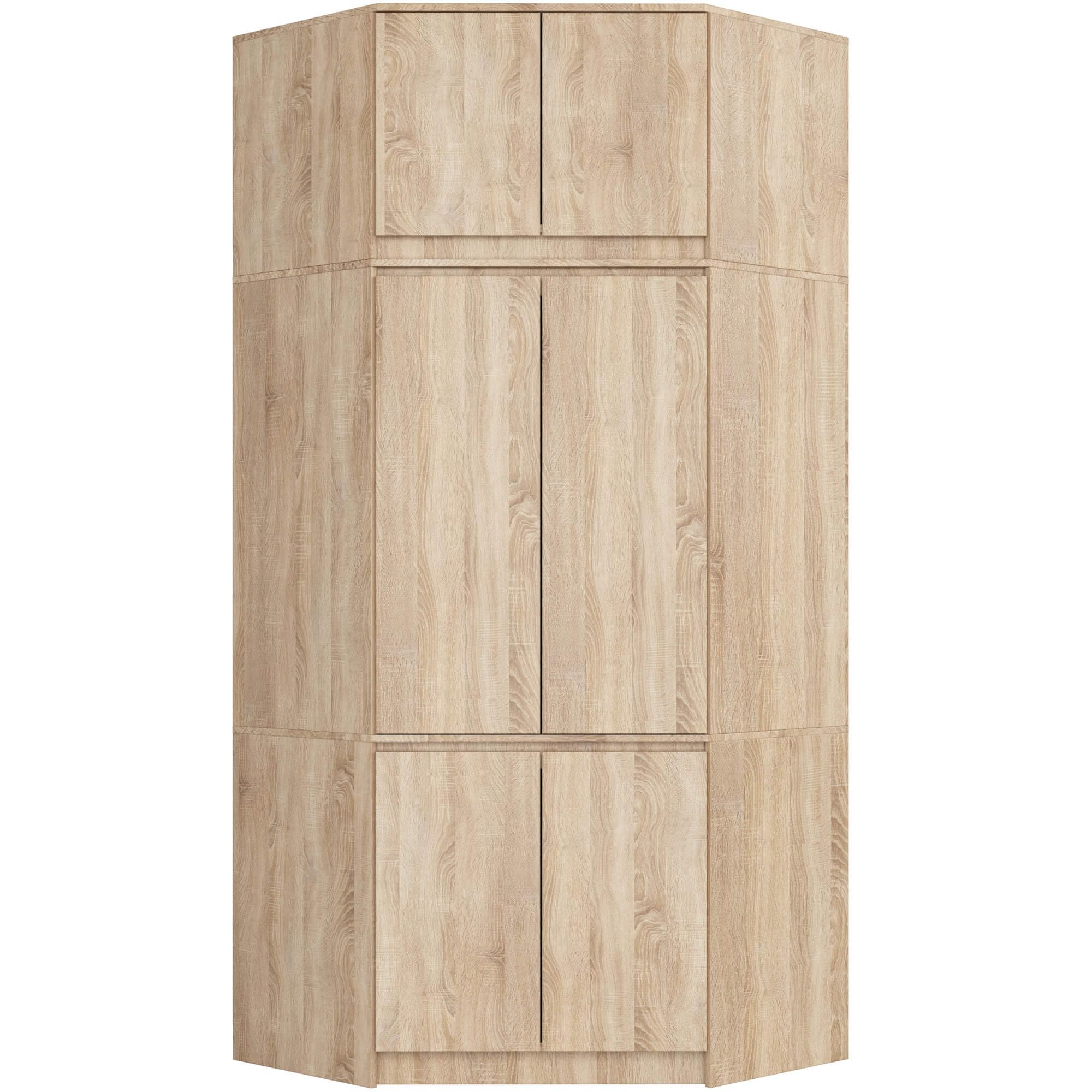 Altillo para armario AKORD S100 Roble Sonoma 100 cm 2 puertas 3 estantes 100x50x55 cm