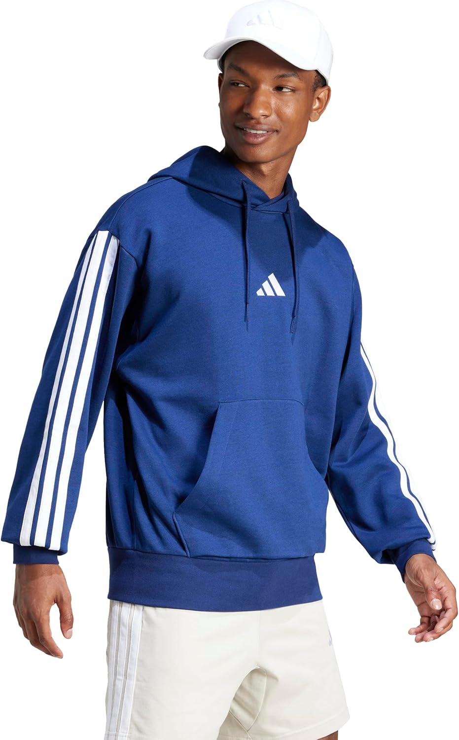 adidas Men's Essentials 3-stripes Fleece Hoodie