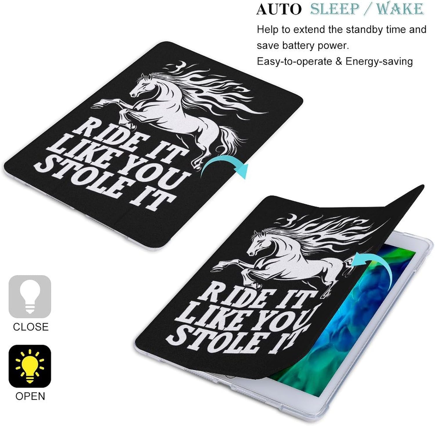 Horse Ride It Like You Stole It Case with Pencil Holder image 3