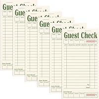 Vista 43 de Paquete de 6 Libros de Comandas para Meseros, Blocs de Notas para Servidores, Talonario de Comandas, Bloc de Notas para Meseras para Restaurantes