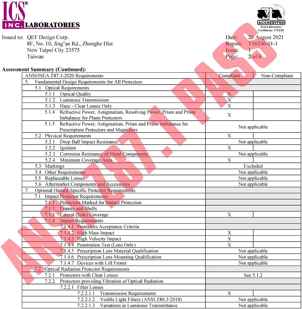 HTS HUNTERSKY Ballistic Tactical Shooting Glasses ANSI Z87+ UV400 Protective Eyewear - Image 4