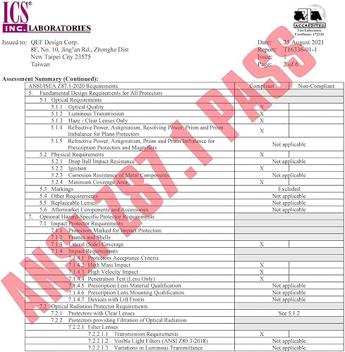 Miniatura 4 de Descubre tu mundo! HTS HUNTERSKY Gafas de seguridad antivaho para hombre, rango de pistola de grado militar, caza, Airsoft Riding