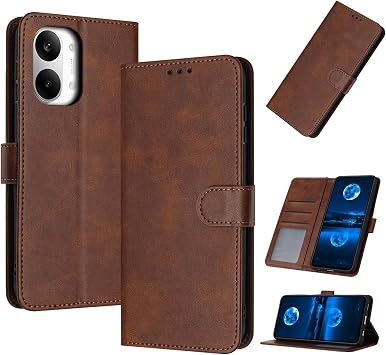 Compatible with Xiaomi Redmi Turbo 5 Max 5G Case Cover Brown