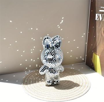 Mirror Disco Balls Bunny Shaped Disco Balls,Creative Rabbit Disco Balls,Cute Bunny Disco Ball,Fun Party Disco Ball for Big Party Decorations,DJ Party Design