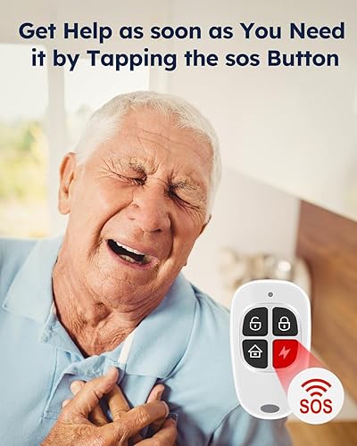 Miniatura 4 de tolviviov Sistema de alarma para seguridad del hogar, sistemas de seguridad de alarma de puerta de bricolaje, alertas de aplicaciones inteligentes,