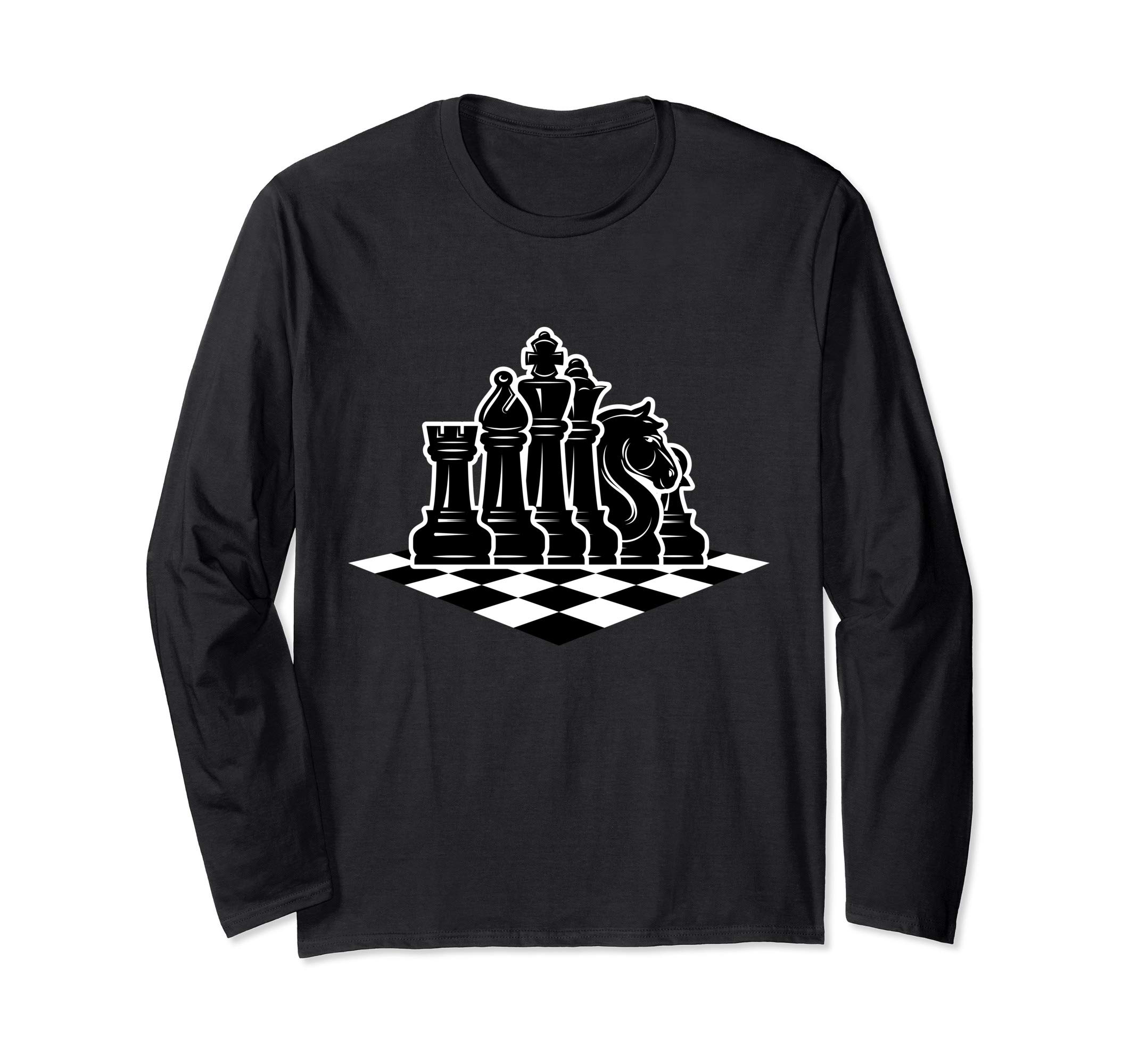 Vintage Chess for Chess Players Long Sleeve T-Shirt