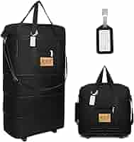 Amazon.com | kooldaiwangwang Foldable Travel Bag with Wheels