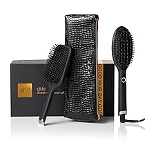 ghd Set Regalo Glide, Include Spazzola Lisciante Professionale, Spazzola Districante Paddle Brush e Custodia Termoresistente, Finish Anticrespo, Indicata per Modellare Ciocche Voluminose
