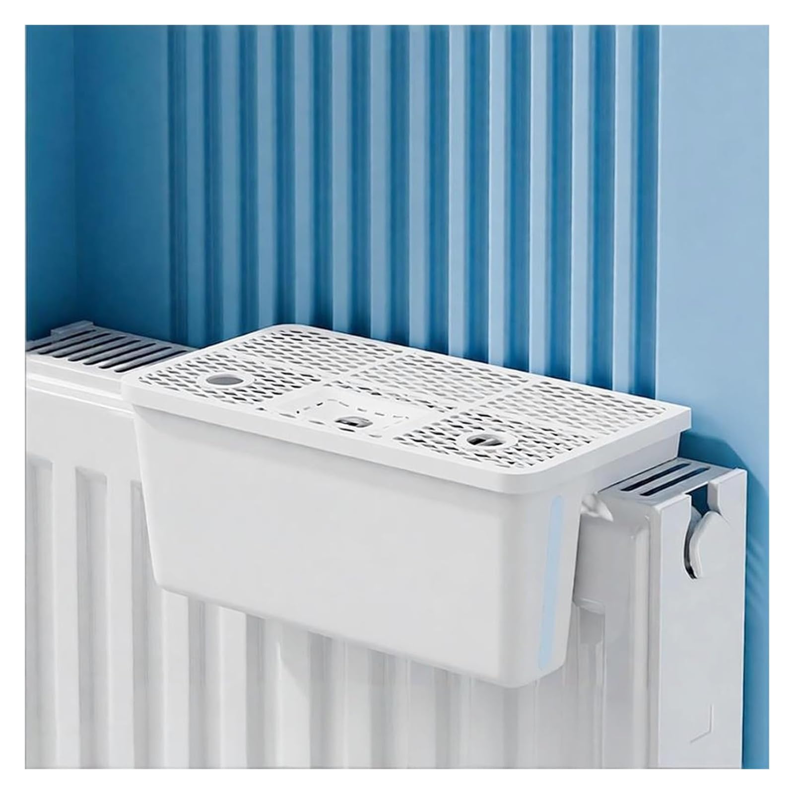Serbatoio umidificatore, grande capacità, design con riempimento superiore, asta retrattile per stendibiancheria, ideale per camere da letto, 40 cm