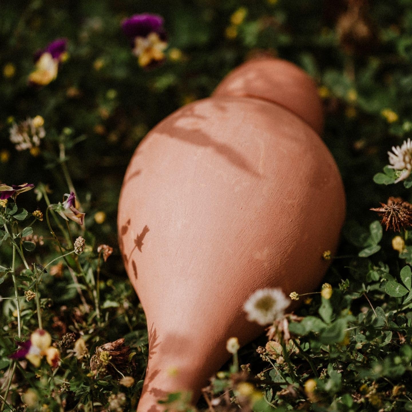 Poterie Lutton | Duo Ollas Sabeur 0,40 L | Terracotta Nature & Blanc Émaillé | Arrosage Automatique Écologique pour Plantes d’Intérieur | Irrigation Ciblée Artisanale