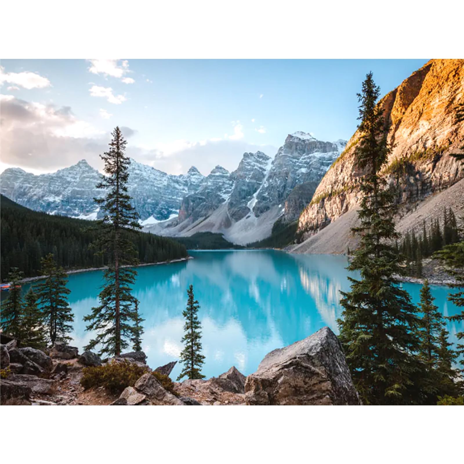 RICUVED Lake Diamond Art Kits,5D Landscape Diamond Painting Kits for Adults,Full Drill Diamond Painting Kits for Beginners Crystal Picture Art for Home Decor 11.8x15.7Inch