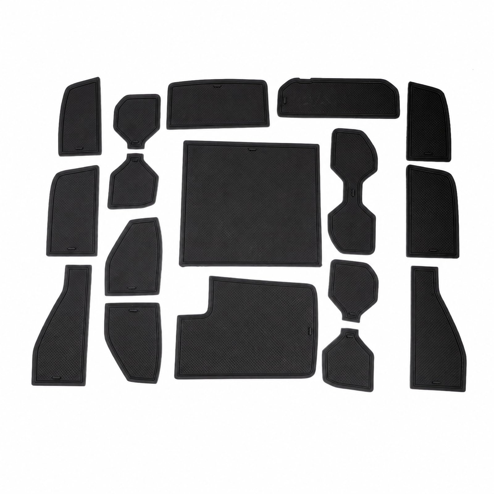 CDEFG 16Pcs for 2027 Kia Telluride Door Slot Mats Cup Holder Accessory