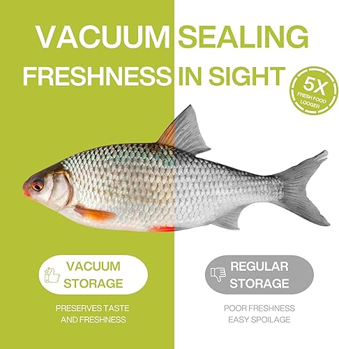 Miniatura 2 de OneTouch - Máquina selladora al vacío de mano, mini ahorrador de alimentos recargable con 5 bolsas reutilizables, dispositivo de sellado de aire