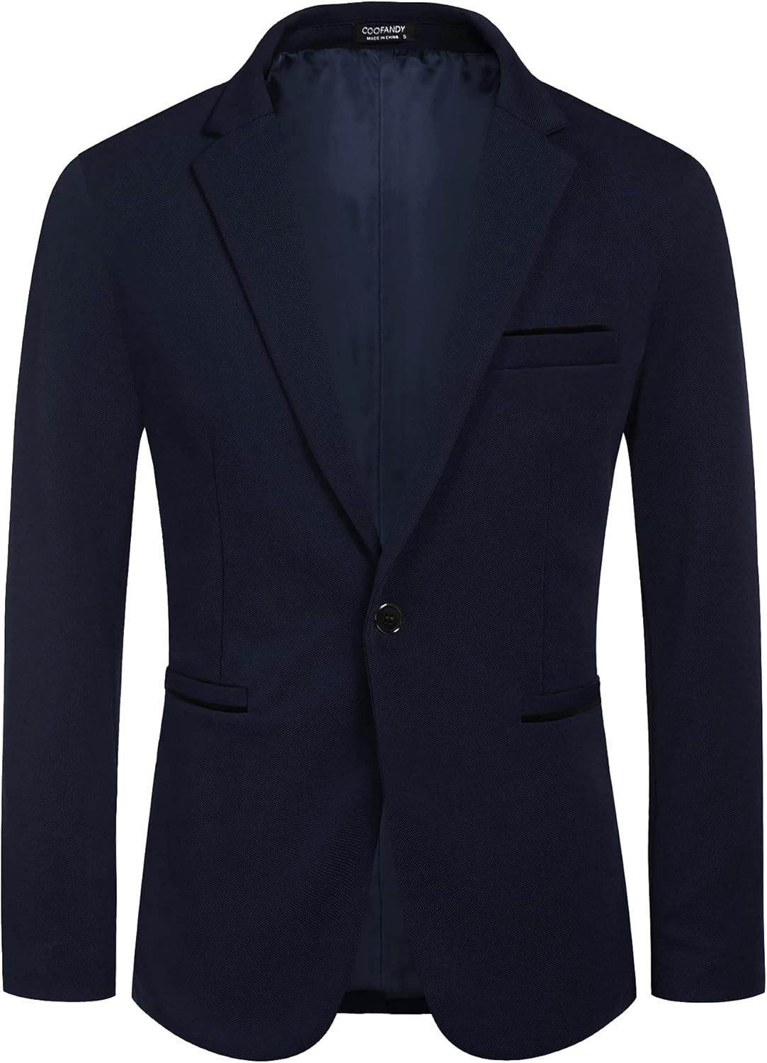 COOFANDY Men's Casual Blazer Jacket Slim Fit Sports Coat Business Suit Jackets One Button