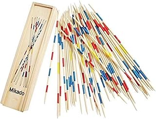 Mikado | Wooden 31 Pick-Up Sticks | Best Return Gift | Fun Family Indoor Board Game for Adults and Kids 5+ Years (Pack of 1)