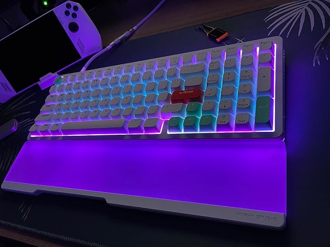 Amazon.in: Buy nuphy Halo96 Gaming Keyboard-White(Rose Glacier