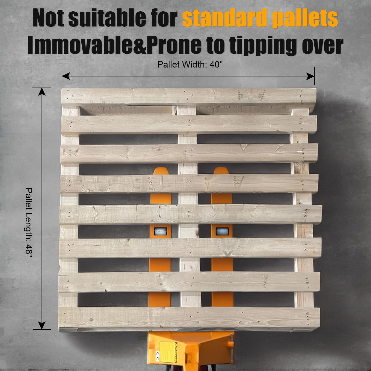 APOLLOLIFT Mini Pallet Jack Truck, Foldable Pallet Truck 2200 lbs Capacity 31.5" L x 15" W Narrow Forks, Manual Pallet Jack with Foldable Forks and Handle, Easy Storage