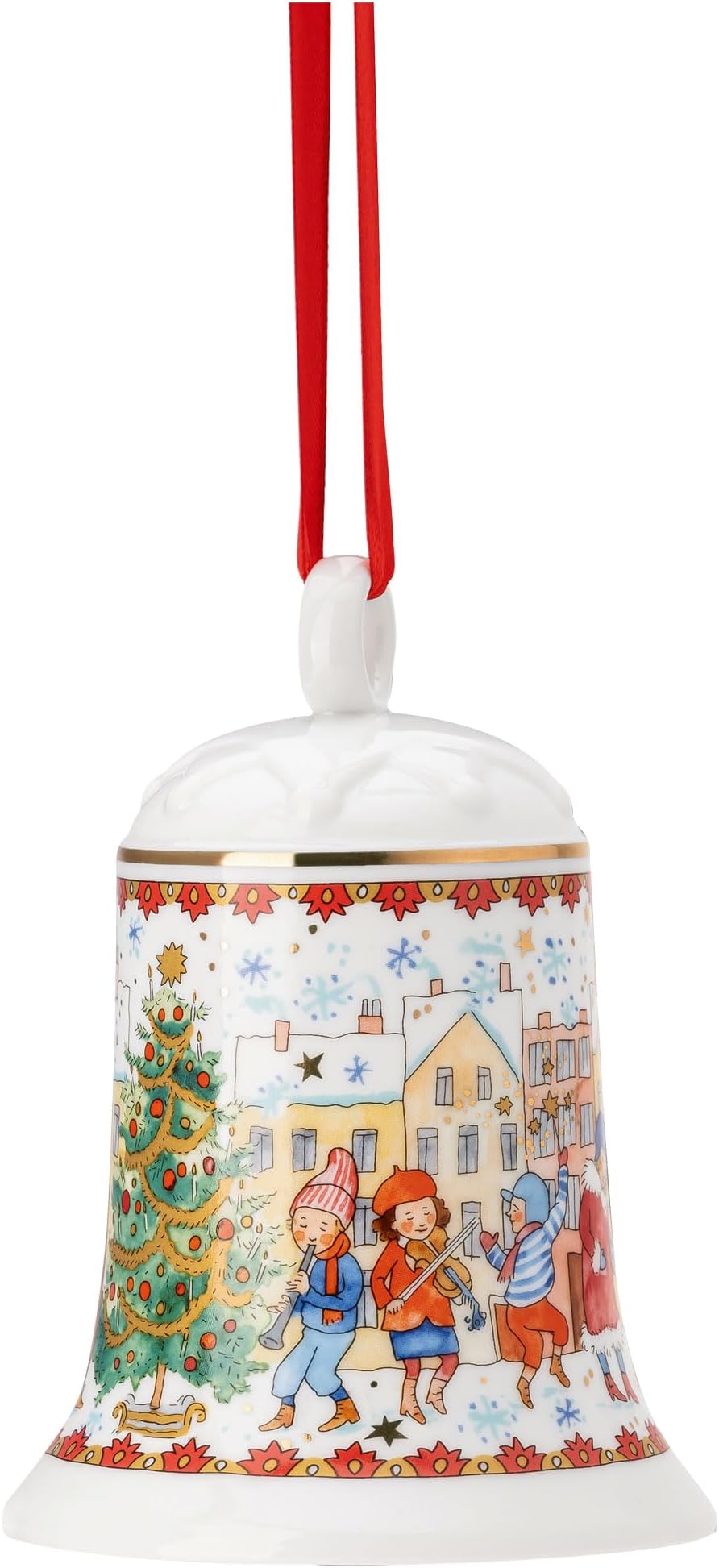 HutschenreutherCollectable Collection 23 Christmas Lengths Porcelain Bell 12 cm