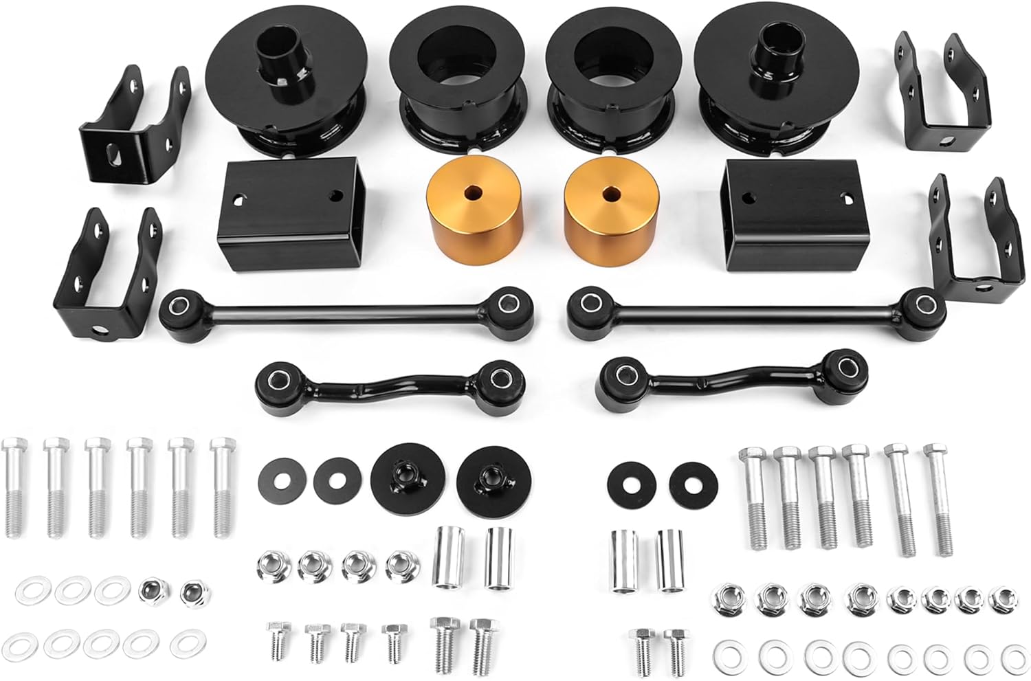 Flycle 2.5'' Inch Leveling Lift Kits for Jeep Wrangler JL 4WD, 2.5 Inch Leveling Lift Kit Suitable for 2018-2023 Jeep Wrangler JL 4WD